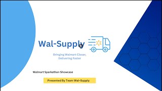 Walmart Sparkathon  Showcase 2023 | Idea Submission