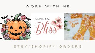 Work with Me on Etsy Orders | Embroidery | DTF Printing | Fabric Cutting | Pressing