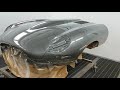 How to spray clear coat.Flowcoat.Нанесения лака. Jaguar e type.