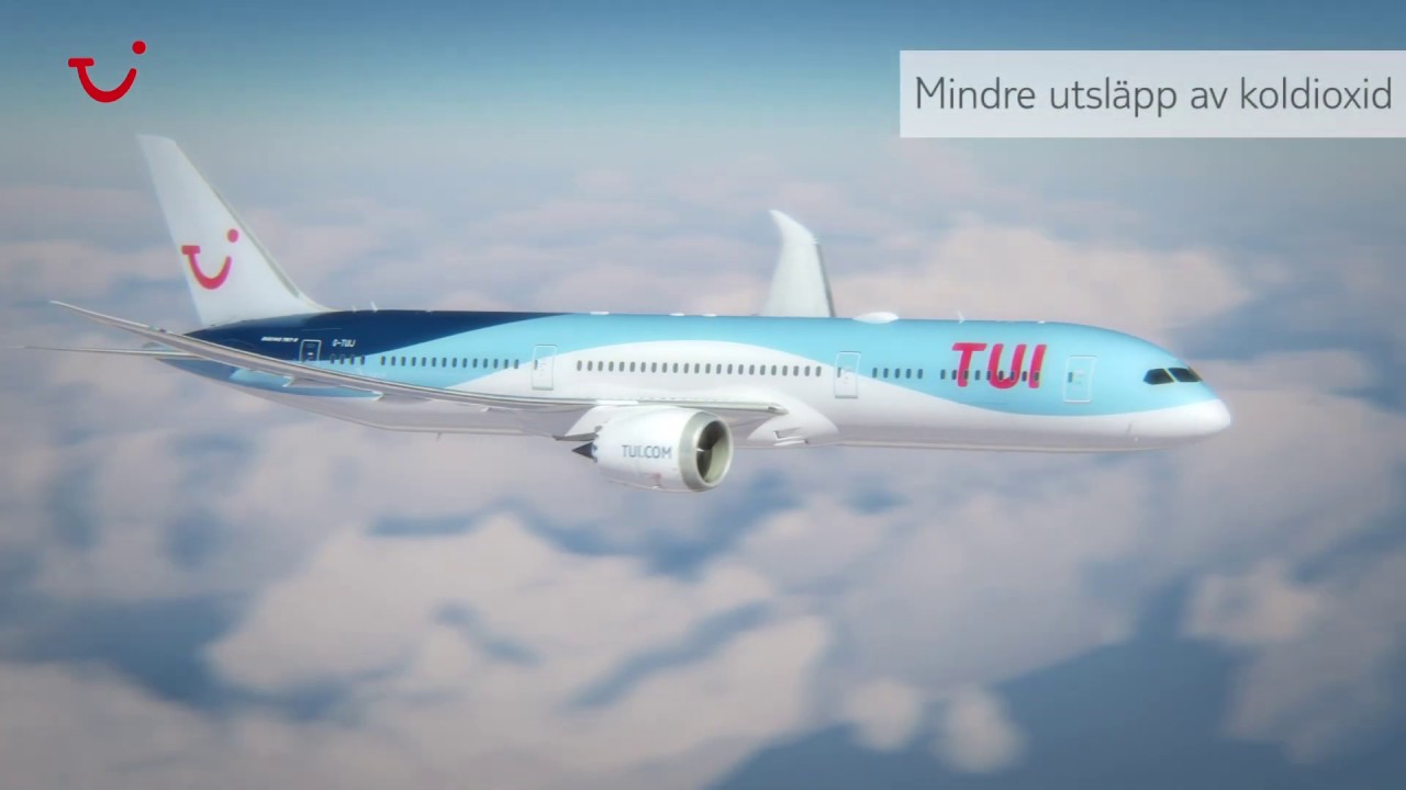 Flyg Boeing 787 Dreamliner Med Tui