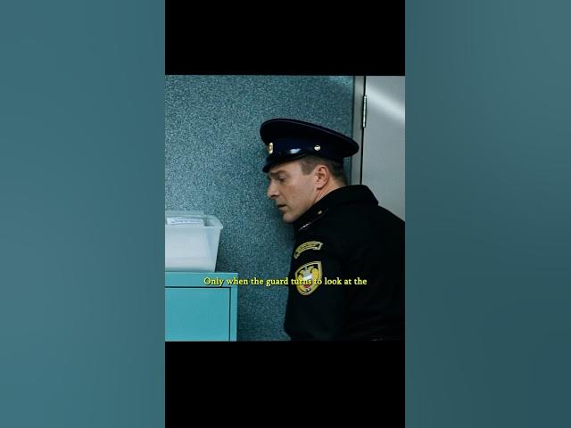 This man stole important files from the police department using only a projector#shorts #movie