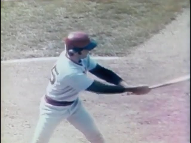 4/11/1975 Tony Conigliaro homers for the Red Sox during his second