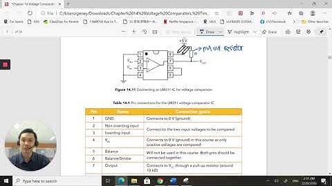 Voltage Comparator LM311 Part 1