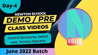Newton School Pre / demo / trial Class video Day 4 | June 2022 batch | Newton School Videos