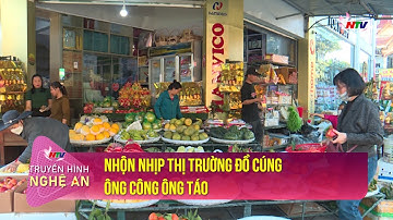 Nhộn nhịp thị trường đồ cúng ông Công ông Táo