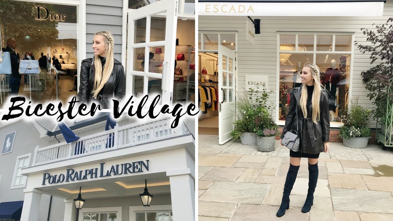 LUXURY SHOPPING, NEW BICESTER VILLAGE OUTLET TOUR AUTUMN CHRISTMAS 2017