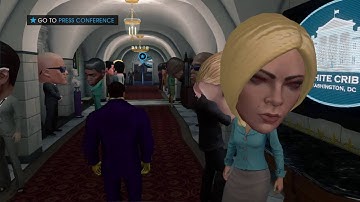 Saints Row IV: Re-Elected | big head president office