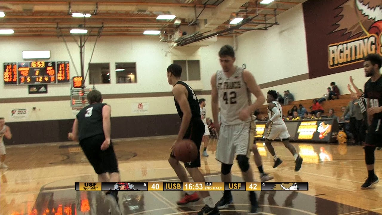University of St. Francis (IL) Men's Basketball vs Indiana University South Bend 1/10/18