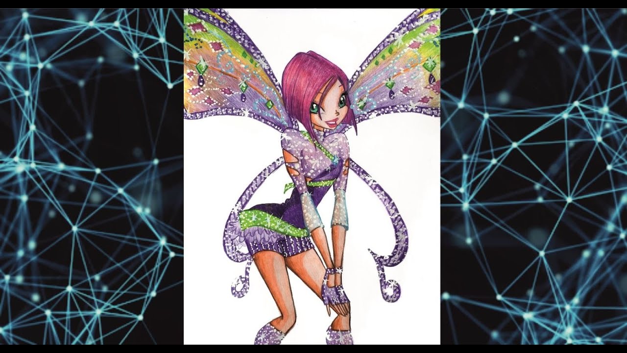 Tecna Believix | Winx Club | Speed Drawing | Рисую Текну | Текна Беливикс | Клуб Винкс