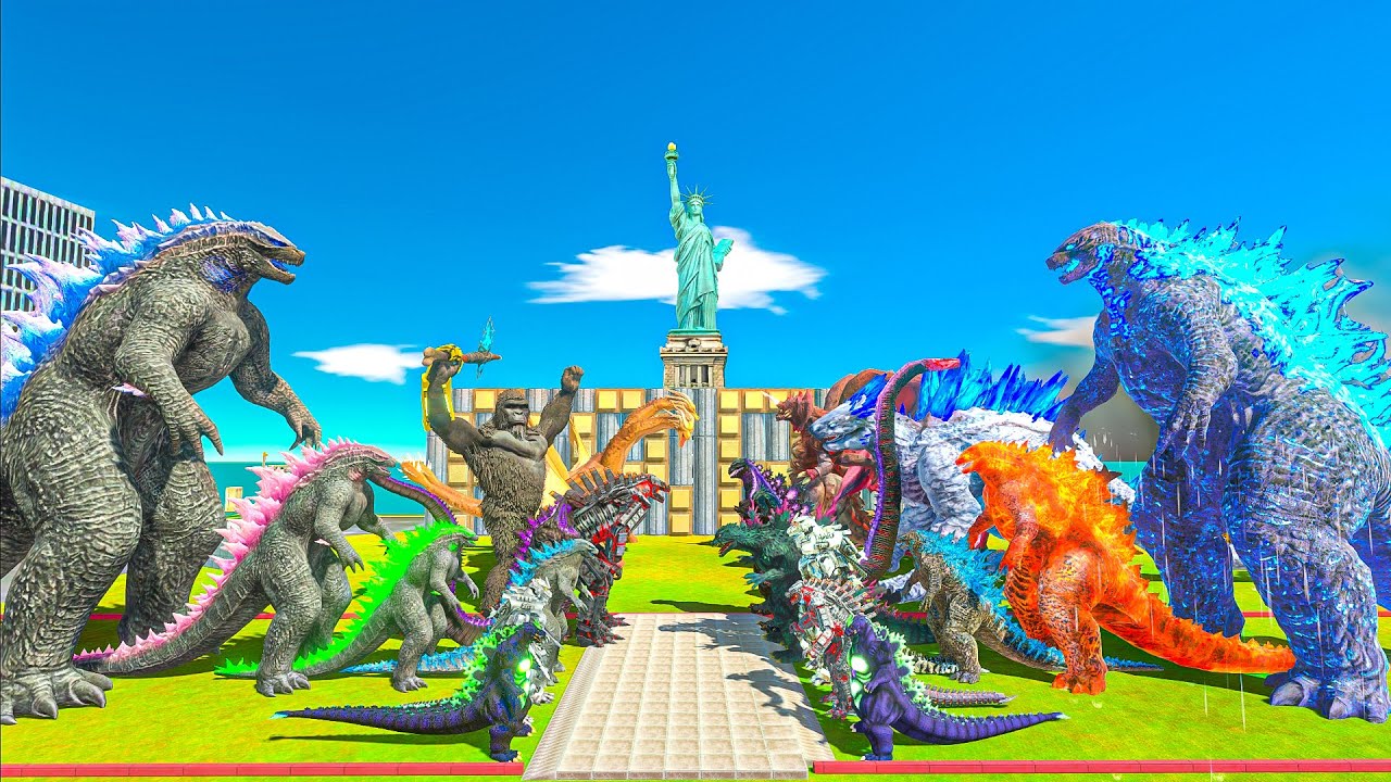 King Ghidorah x Kong + Evolved Godzilla 2024 vs Destoroyah x Shimo + Evolved Thermo Godzilla - ARBS