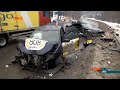 Нищівна аварія на столичній вулиці Кайсарова: у двобої зійшлися потужний Мустанг і таксі