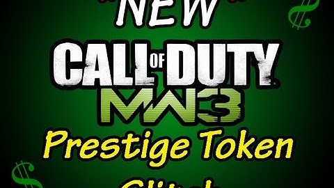 ***NEW***MW3 Unlimited Prestige Token Glitch! *WORKING*