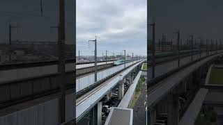 E5系？編成 警笛あり@鉄道博物館屋上トレインビュー