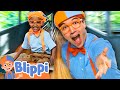 Red Light, Green Light &amp; Big Slide Games with Blippi!