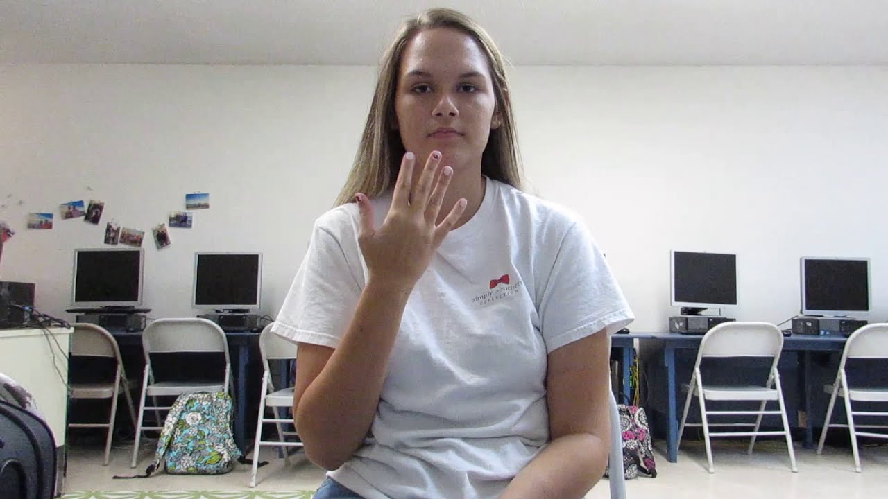 how to say homework in sign language