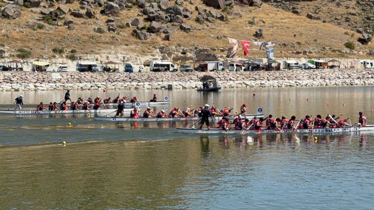 İncesu'da Dragon Boat Heyecanı Devam Ediyor