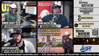 Morning Mayhem with David Bazzel and Roger Scott is LIVE from The Oaklawn Hot Springs Studio!