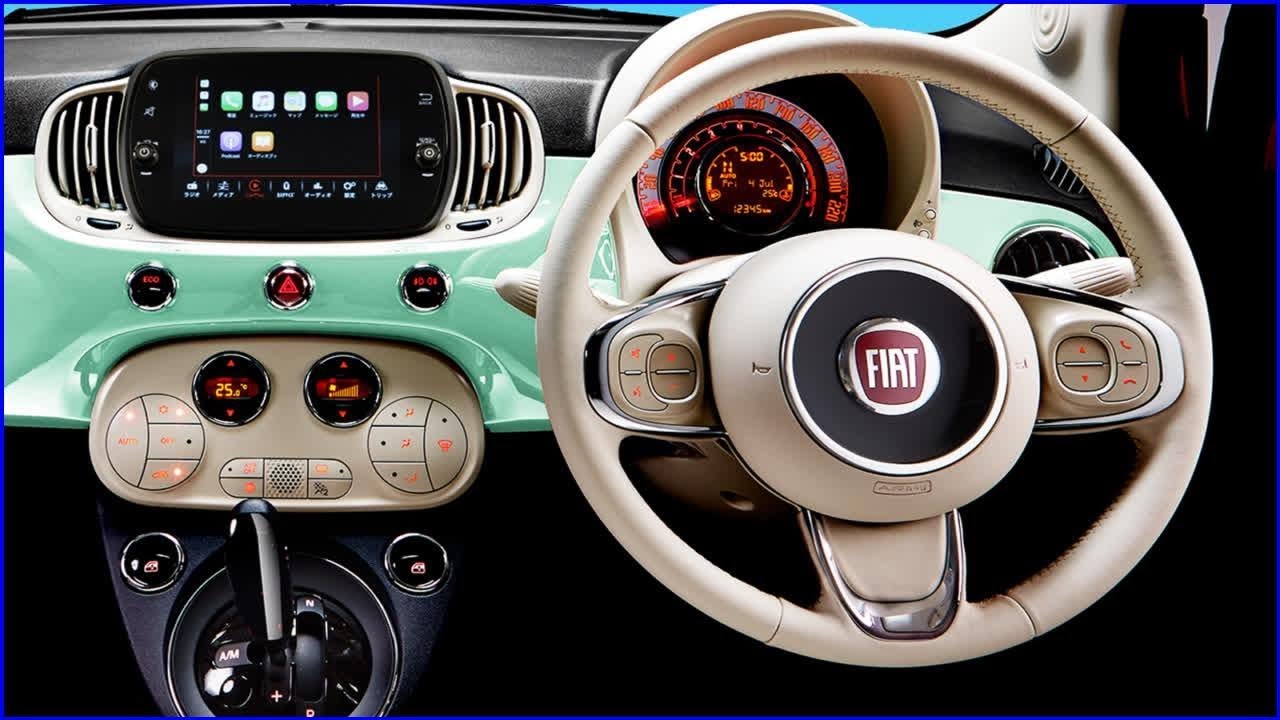フィアット 500（チンクエチェント）シリーズに標準装備の車載インフォ 