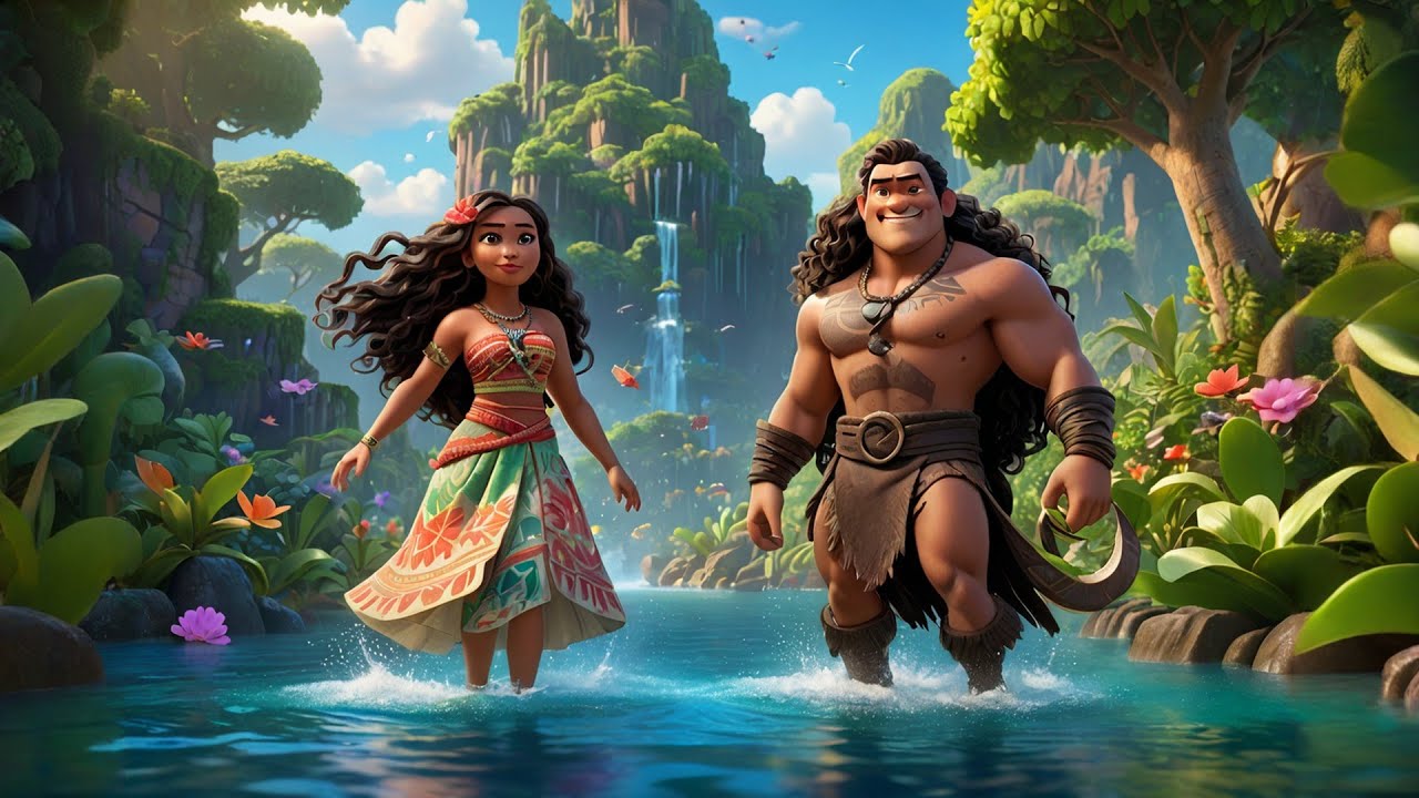 Moana and the Island of Stars: Part 2 #kidsstory #bedtimestory - YouTube