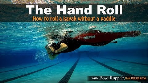 De handrol: hoe je je kajak rolt zonder peddel