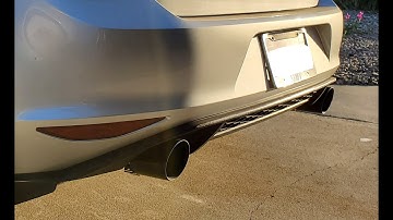 ECS Valved catback exhaust MK7 GTI (no resonator)