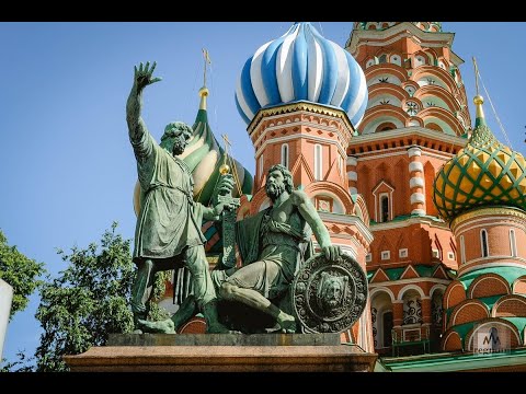 Открытие в Москве памятника  Кузьме Минину и князю Пожарскому