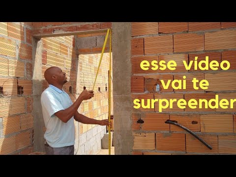 Vídeo: Largura interna padrão da porta
