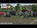 Spreading 1.100.000 Liters of slurry | Ellerbach | Multiplayer Farming Simulator 19 | Episode 75