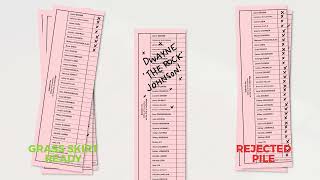 Hand Counting Ballots with the Grass Skirt Method
