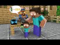 Monster School : AN UNLUCKY DAY FOR A BABY HEROBRINE - Minecraft Animation