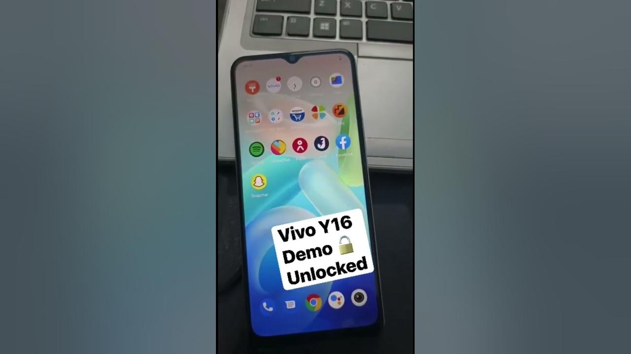 Vivo Y16 (V2204) Demo Unlock Paid Service Remotely - YouTube