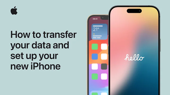 How to transfer your data and set up your new iPhone | Apple Support