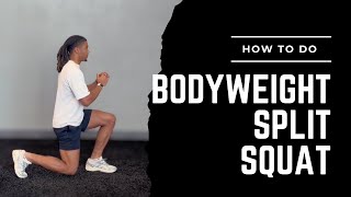 Bodyweight Split Squat (Exercise Library) Net Worth