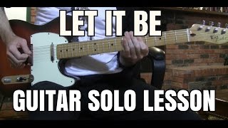 Let It Be - Solo & Chords Lesson w/tabs chords