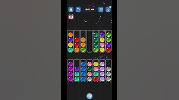 Lv 408 Ball Sort Puzzle - Color Game / 顏色分類遊戲 / ボールソーティングパズル (Guru Game)  #ballsortpuzzle