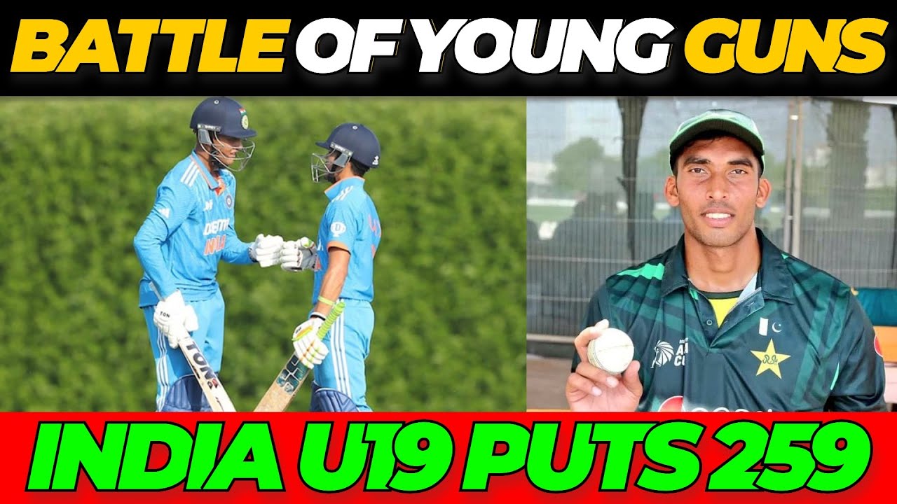 India U19 vs Pakistan U19 U19 Asia Cup 2023 YouTube