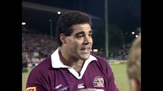 Meninga swears on Live TV - Origin 1993