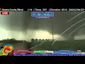 Barnsdall oklahoma tornado  live stream archive
