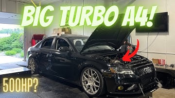 BIG TURBO A4 HITS THE DYNO!!