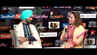 #SatinderSartaaj Maharaja UK Tour 2018 Interview by Punjab2000