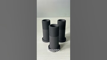 Threaded graphite rods, graphite molds