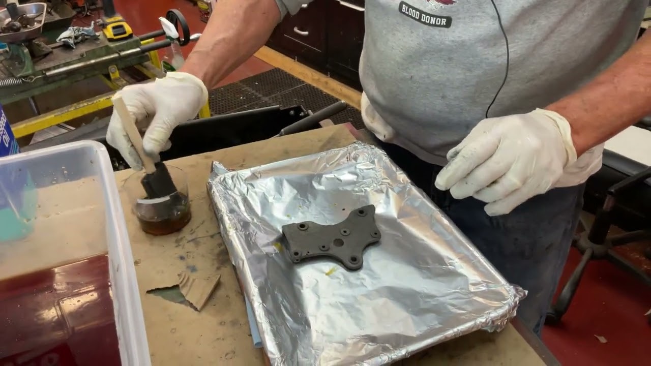 1215.  Removing rust and seasoning the castings of the Edison Home￼