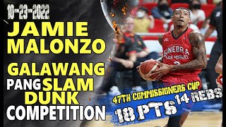Jamie Malonzo Full Highlights 18 Pts 14 Rebs Board Dunk Vs Magnolia Hotshots Timplados 10-23-22