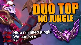 DUO TOPLANERS WITH NO JUNGLER IN MASTERS ELO