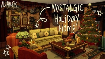 a cozy nostalgic christmas home to fall asleep to🎄🎁🍪the sims 4 long play with commentary