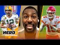 Greg Jennings on Aaron Rodgers vs. Patrick Mahomes MVP race, Big Ben & Baker | NFL | THE HERD