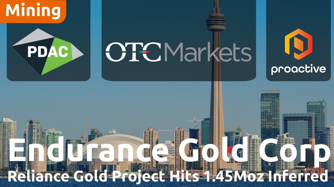 Endurance Gold: 1.45Moz Resource at Reliance