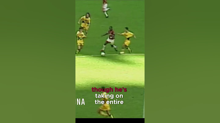George Weah's Legendary Solo Goal! | Milan vs Verona 1996