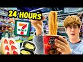 24 hours eating only korean convenience store food