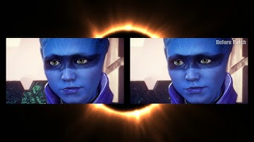 Mass Effect Andromeda - Patch 1.05  PeeBee Comparison, Better Eyes, Facial Improvements.